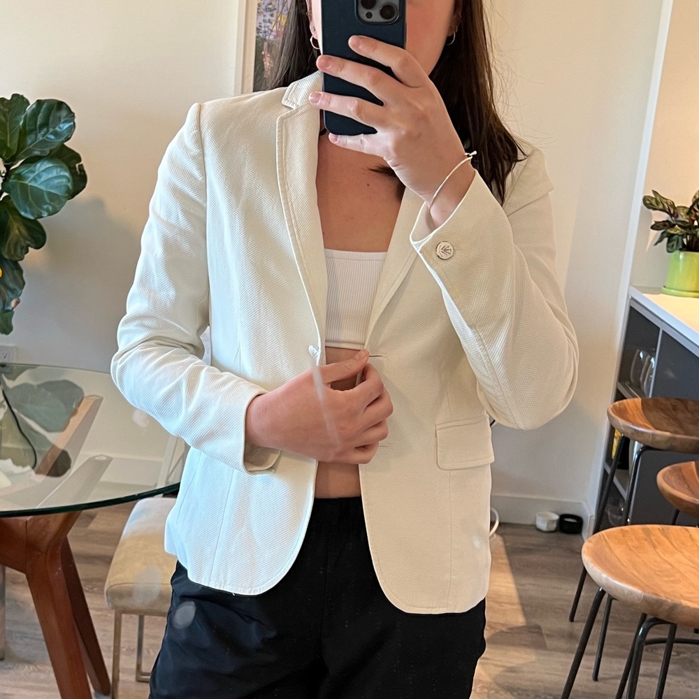 Rag n bone off white blazer